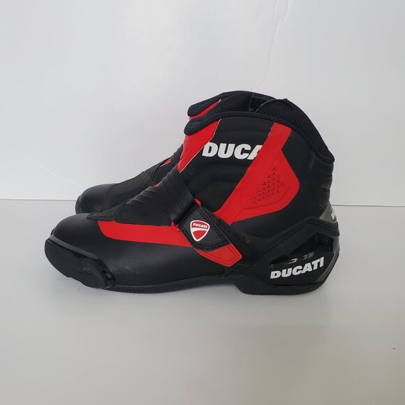 DUCATI ITALIAN Biker Booties Theme C2 Men's Size 11.5 Moto Boots *READ - Picture 3 of 15